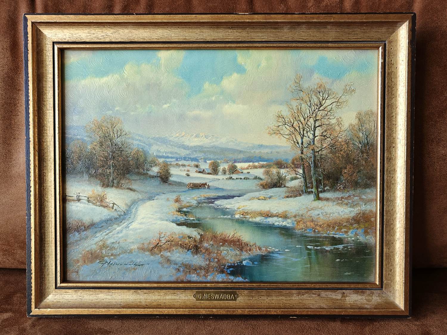 Gerhard Nesvadba - Winterlandschap kopen? Bied vanaf 50!