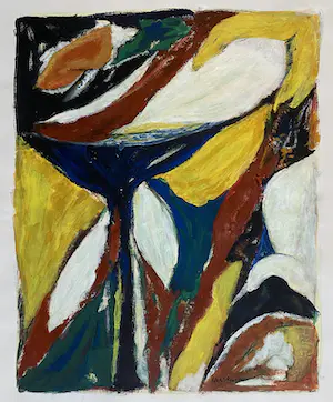 Niet of onleesbaar gesigneerd - gouache Mety Steinz - 1991 kaufen? Bieten Sie von 1!