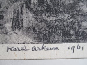 Karel Arkema - Ets "het huis van de magiër" kopen? Bied vanaf 35!