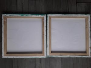 Niet of onleesbaar gesigneerd - Tweeluik abstract. kopen? Bied vanaf 1!