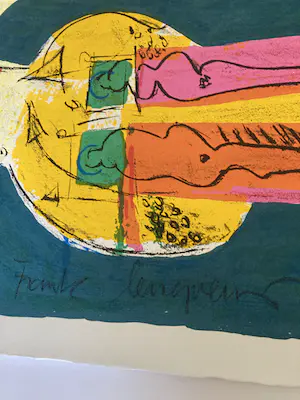 Frank Lengvenius - Kleurenzeefdruk ‘ Samen ‘ kopen? Bied vanaf 40!