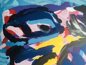 Karel Appel - 3 faces like clouds kopen? Bied vanaf 390!