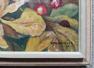 Willem van der Colk - Kastanjes tussen herfstbladeren kopen? Bied vanaf 90!