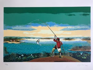 Drago Takac - zeefdruk - Gesigneerd - 15/199 - 1980 kopen? Bied vanaf 1!