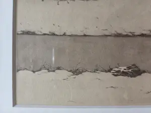 Jan Mankes - Winterlandschap. Heliogravure. Ingelijst. kopen? Bied vanaf 159!