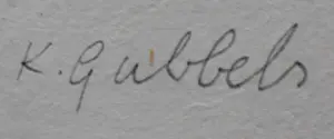 Klaas Gubbels - Houtdruk + tekening: hartenman kaufen? Bieten Sie von 499!