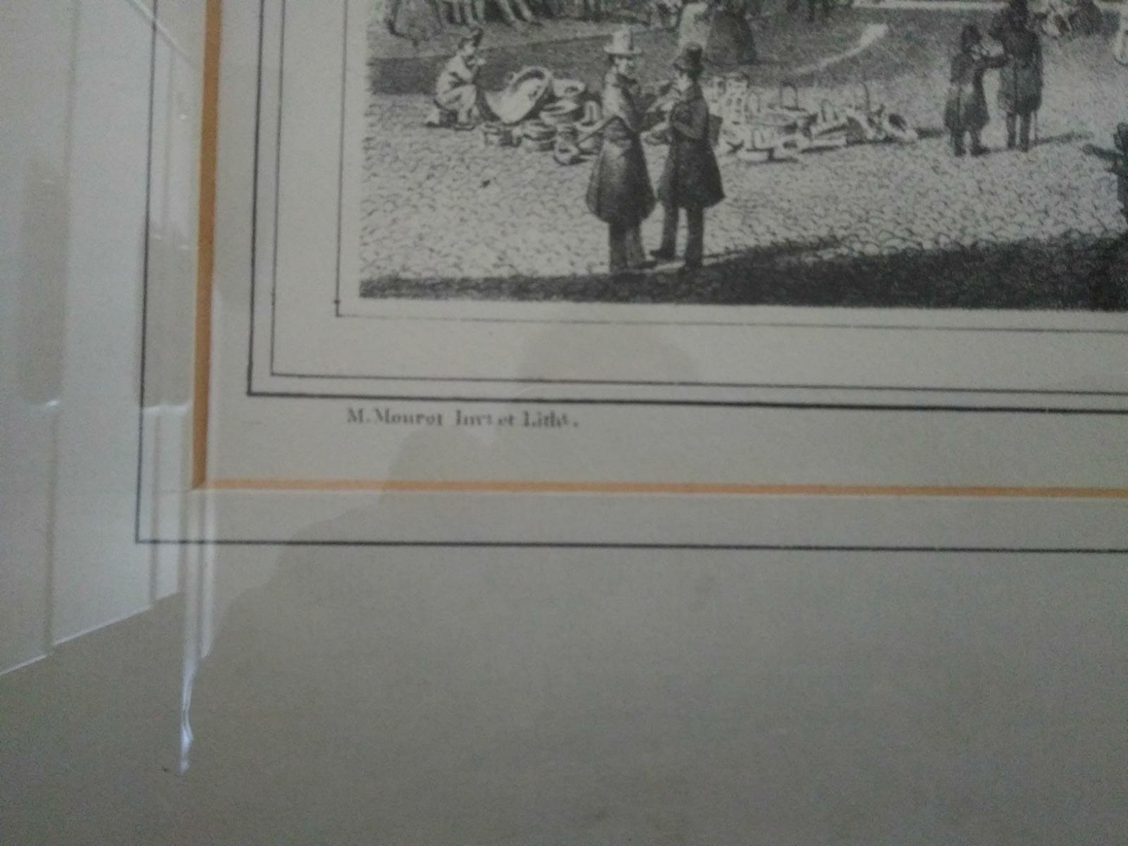 Niet of onleesbaar gesigneerd - Michel Mourot- steendruk binnenstad- Den Bosch 1838 kopen? Bied vanaf 1!