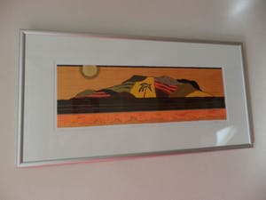 Ronald Boonacker - Kleurenzeefdruk SEYCELLEN INGELIJST. kopen? Bied vanaf 85!