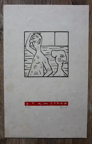 Tom Thijsse - 7 houtsneden: De zeven Hoofdzonden - 1999 kopen? Bied vanaf 29!