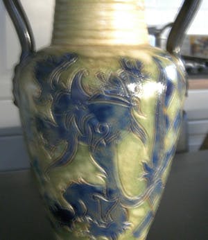 Roger Guerin - Handgemaakte kruik of vaas/twee oren. kopen? Bied vanaf 10!