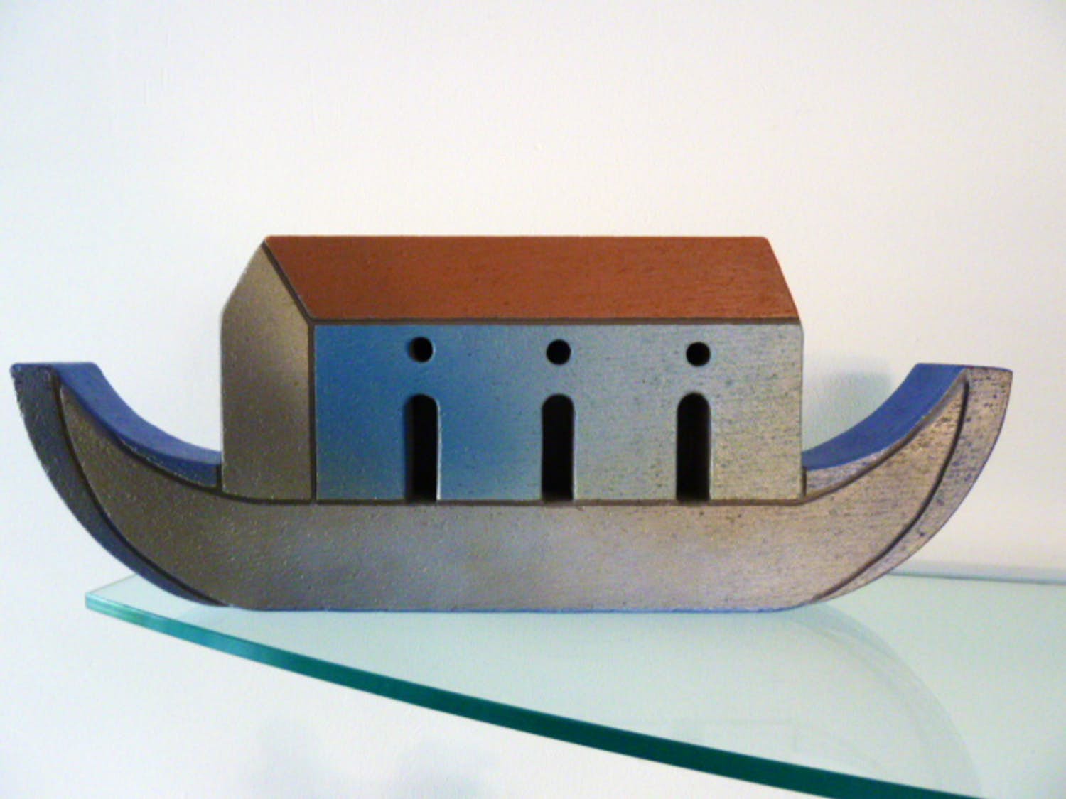 Niet of onleesbaar gesigneerd - Kunstzinnig object Woonboot kopen? Bied vanaf 1!