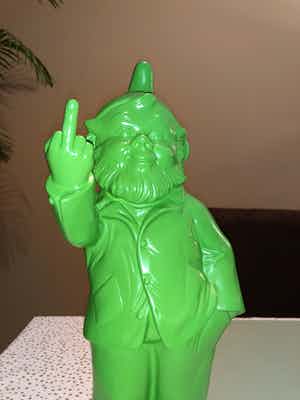 Ottmar Horl - Sponti Activist Gnome Light Green verkocht voor € 1!