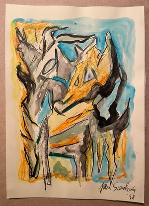 Jan Sierhuis - Acryl/Krijt kopen? Bied vanaf 1!