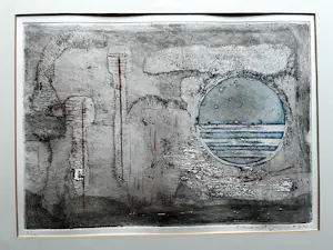 Jan Montyn - ets / aquatint - zonder titel - ingelijst - oplage 6/12 kaufen? Bieten Sie von 100!