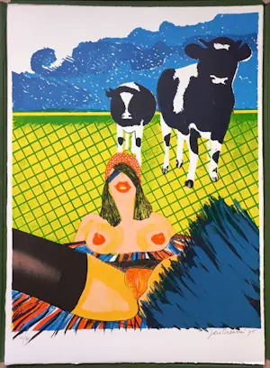 Jan Cremer - Hollandse boerinnen, complete uitgave met 6 litho’s kopen? Bied vanaf 1350!