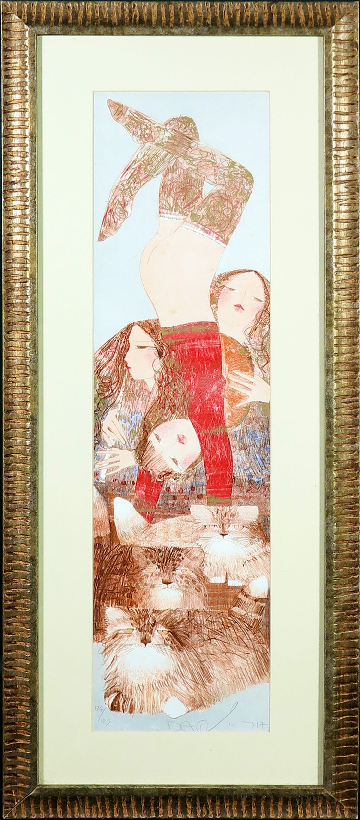 Mohaier Dariush - Litho, Zonder titel - Ingelijst kopen? Bied vanaf 1!
