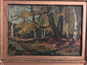 Jacques Jongsma - boslandschap kopen? Bied vanaf 25!