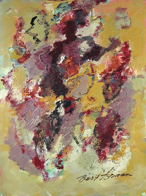 Bert Braam - Acryl op doek, Zonder titel kopen? Bied vanaf 1!