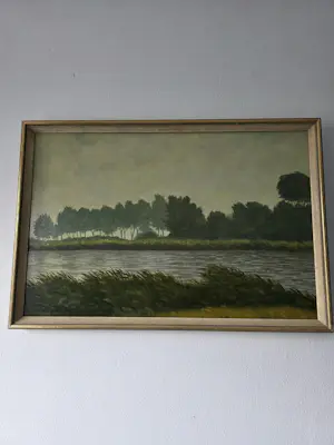 Murk Kuipers - Schemerend landschap kopen? Bied vanaf 300!