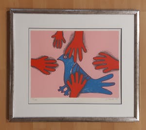 Corneille - Erg leuke zeefdruk!! kopen? Bied vanaf 225!