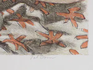 Pol Dom - Een dagje op het strand - Kleurenlitho kopen? Bied vanaf 58!