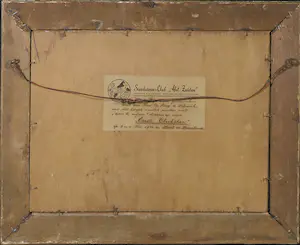 Niet of onleesbaar gesigneerd - Olieverf op paneel, Stadsgezicht vanaf het water - Ingelijst kopen? Bied vanaf 1!