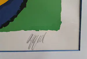 Karel Appel - Drie gezichten kopen? Bied vanaf 650!