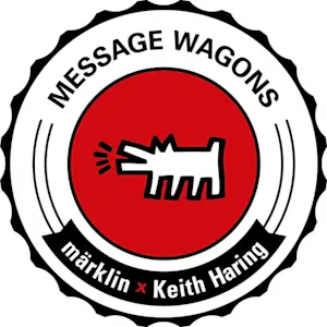 AcheterKeith Haring - Märklin Message Wagon? Enchérissez de 75!