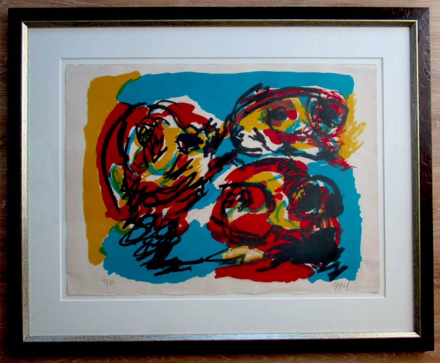 Karel Appel - Three Heads kopen? Bied vanaf 940!