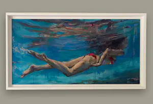 Niet of onleesbaar gesigneerd - Svømmeren kopen? Bied vanaf 1!