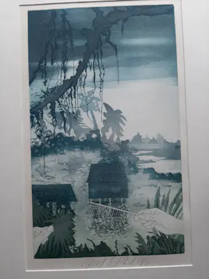 Sjoerd Bakker - Ets, Het dagelijks leven kopen? Bied vanaf 40!