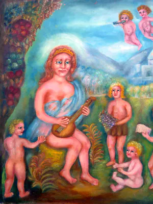 Niet of onleesbaar gesigneerd - Venus avec des enfants kopen? Bied vanaf 1!