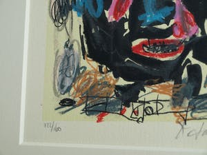 Kees Salentijn - Ingelijste litho , Hoofd kopen? Bied vanaf 40!