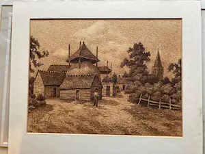 Adolf Mangold - Boerderij in Blaricum. kopen? Bied vanaf 30!