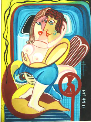 Tejo Remy - Olieverf - Avond[t]uurtje kopen? Bied vanaf 115!