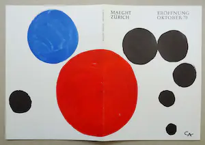 Alexander Calder - original Eröffnungskatalog Galerie Maeght Zürich 1970 kopen? Bied vanaf 79!