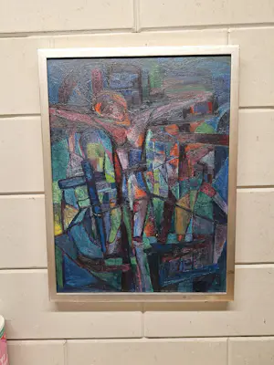 Pieter Schouten - Religeus Schilderi kopen? Bied vanaf 75!