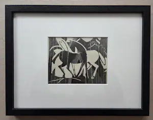 Mommie Schwarz - Paarden. Uit Wendingen. 1927. Ingelijst. kopen? Bied vanaf 119!