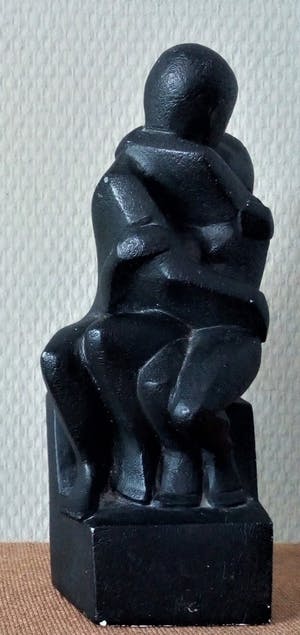 Niet of onleesbaar gesigneerd - ROS Design Parastone Beeldje - Liefdespaar kus - Gesigneerd kopen? Bied vanaf 10!