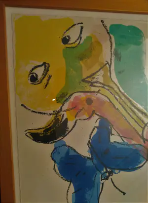 Anton Vrede - flamingo, vlinder, zon kopen? Bied vanaf 25!