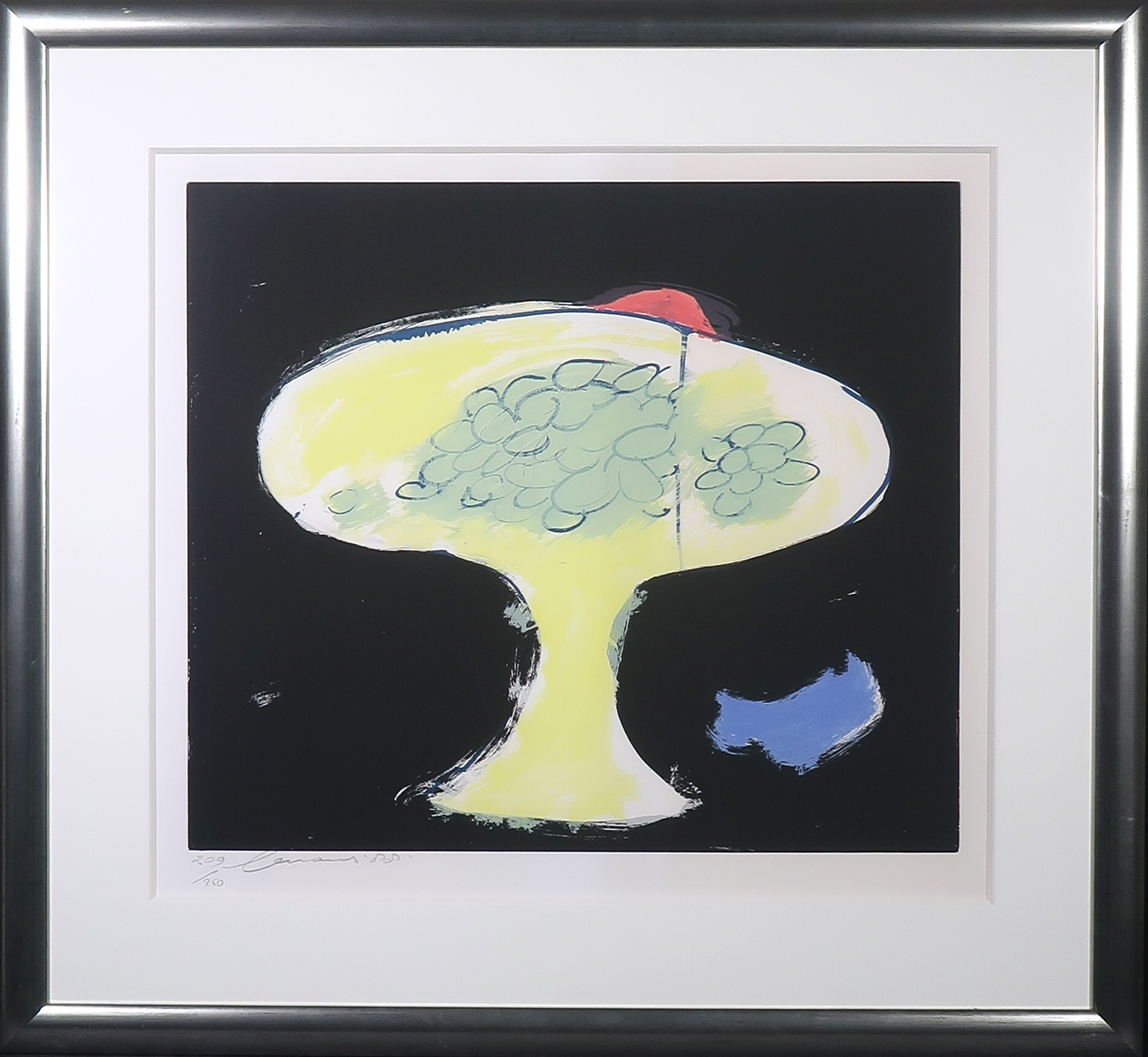 Eugene Brands - Zeefdruk, Fruitschaal - Ingelijst kopen? Bied vanaf 1!