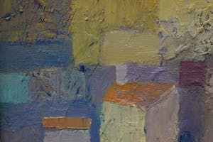 Niet of onleesbaar gesigneerd - Abstracte figuren, pendant kopen? Bied vanaf 10!