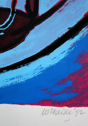 Corneille - zeefdruk: Tête et Homard - 1992 kopen? Bied vanaf 275!