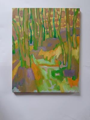 Niet of onleesbaar gesigneerd - Geel bos, Kitty van der Meer kopen? Bied vanaf 1!