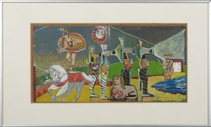 Salome Franken - Metaalverf op zinkplaat, Opname binnen - Ingelijst kopen? Bied vanaf 1!