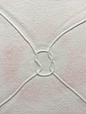 Shinkichi Tajiri - aquagravure ’Knoop’ - minimalistisch en kleurrijk - 1993- oplage 35 kopen? Bied vanaf 375!