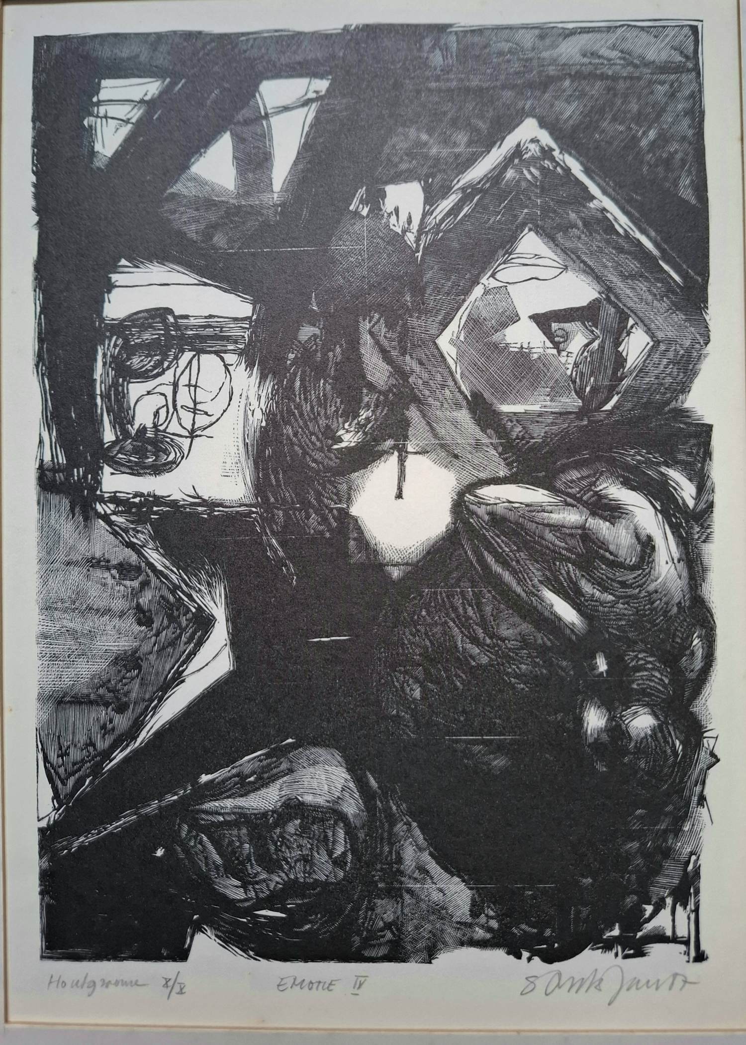 Jan Smitz - Emotie IV (gravure originale) kopen? Bied vanaf 37!