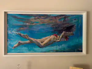 Niet of onleesbaar gesigneerd - Svømmeren kopen? Bied vanaf 1!