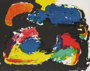 Eugene Brands - Litho, The night, an island - Ingelijst kopen? Bied vanaf 1!