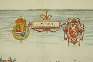 Ludovico Guicciardini - Aanzicht op de stad Limburg - België kopen? Bied vanaf 35!